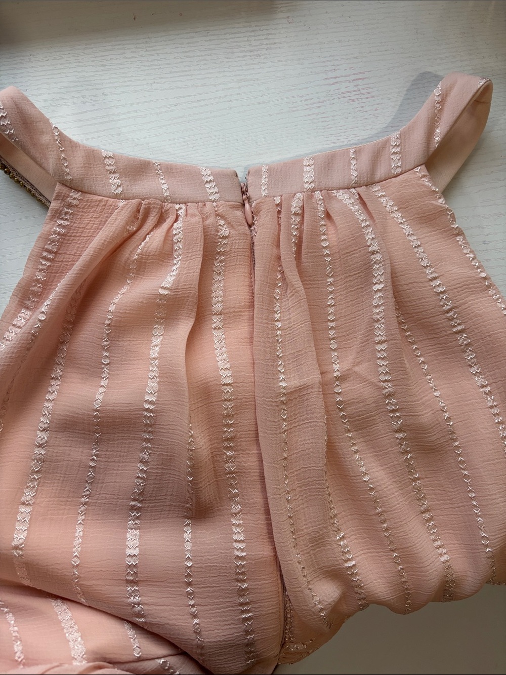 Melrose and Market Blush Pink Beaded Halter Maxi Dress - Picture 10 of 10